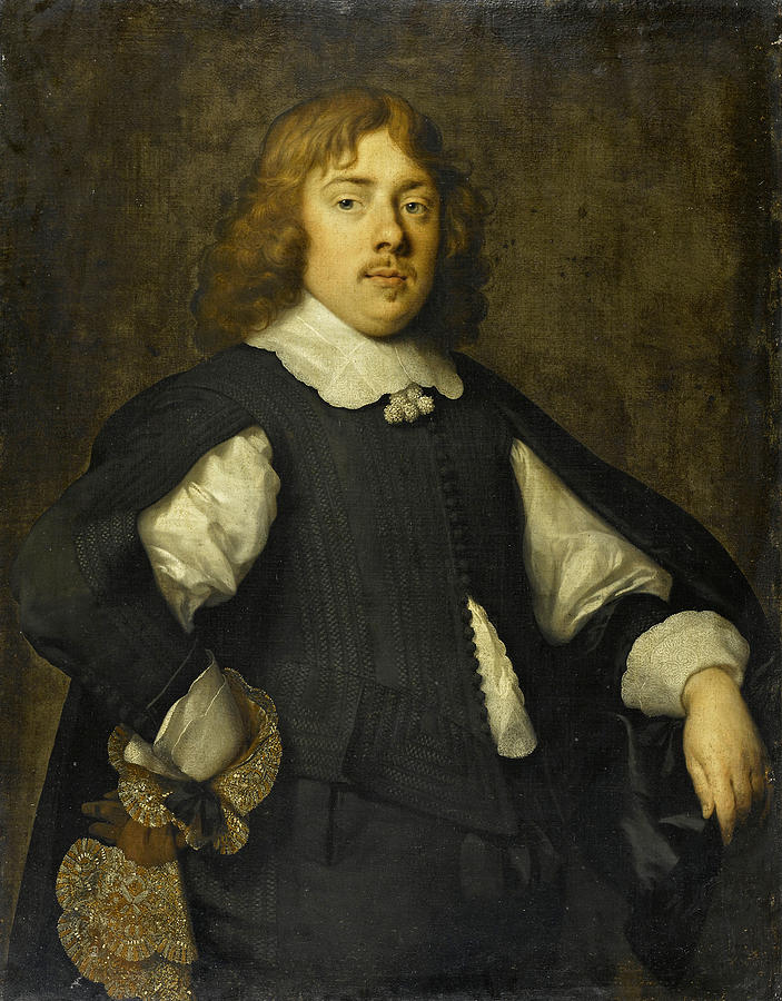 Portrait of Joan Pietersz Reael Painting by Cornelis Janssens van Ceulen