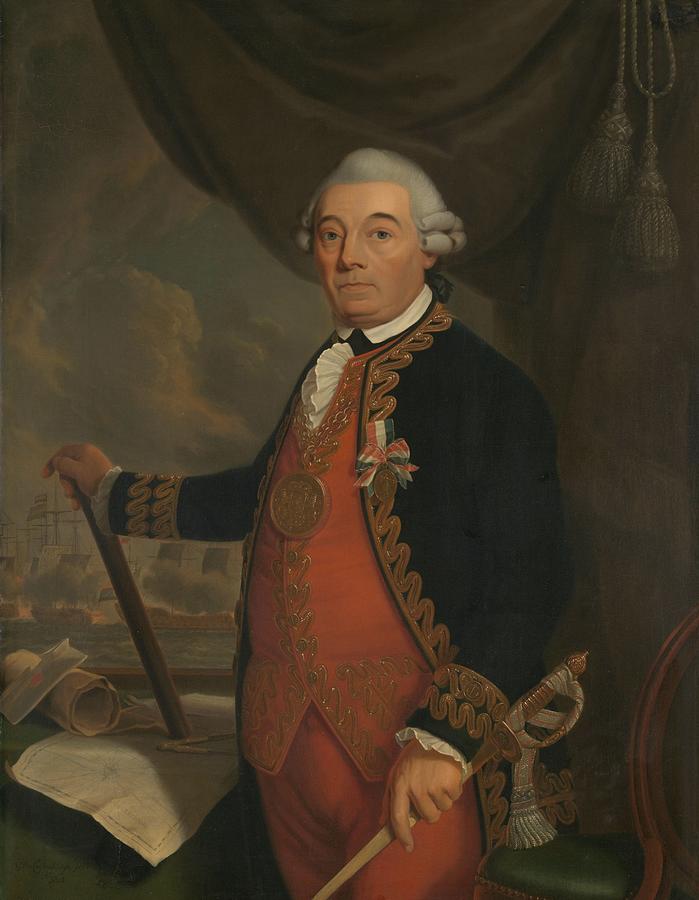 Portrait of Johan Arnold Zoutman, Cornelis van Cuylenburgh II, 1801 Painting by MotionAge Designs