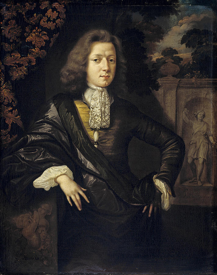 Portrait of Johan van Bochoven, Public prosecutor and councillor at the court of Flanders Painting by Daniel Haringh