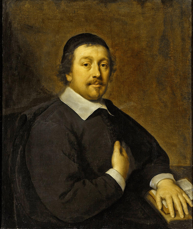 Portrait of Johan van Someren Painting by Cornelis Janssens van Ceulen