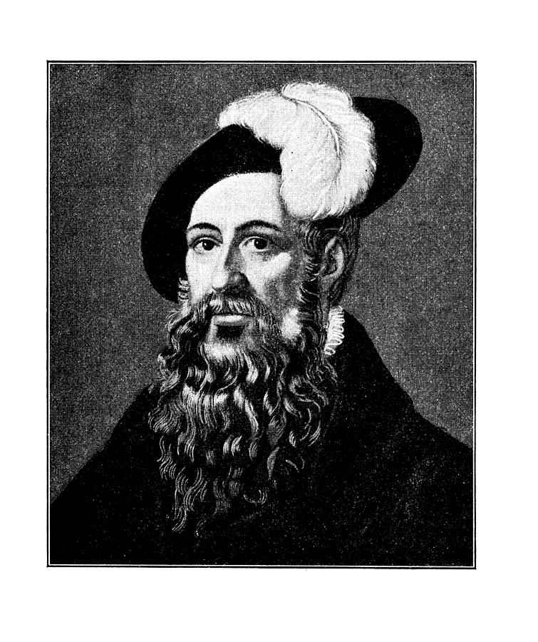 Portrait of Johannes Gutenberg, a German blacksmith, goldsmith, inventor, printer, and publisher who introduced printing to Europe Photograph by Mikroman6