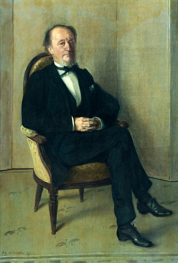 Portrait of John Lemoine Painting by Jacques-Emile Blanche