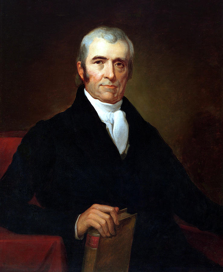 Portrait Of John Marshall Painting