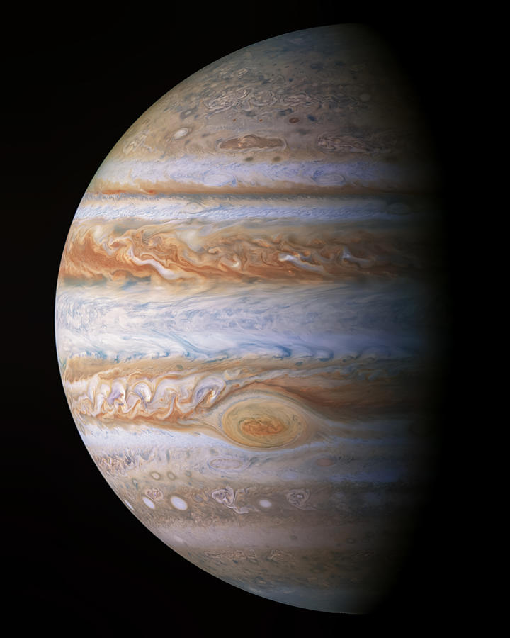 Space Photograph - Portrait of Jupiter  by Mango Art