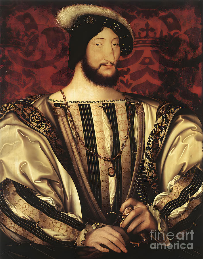 Portrait of King Francis I of France by Jean Clouet Painting by ...