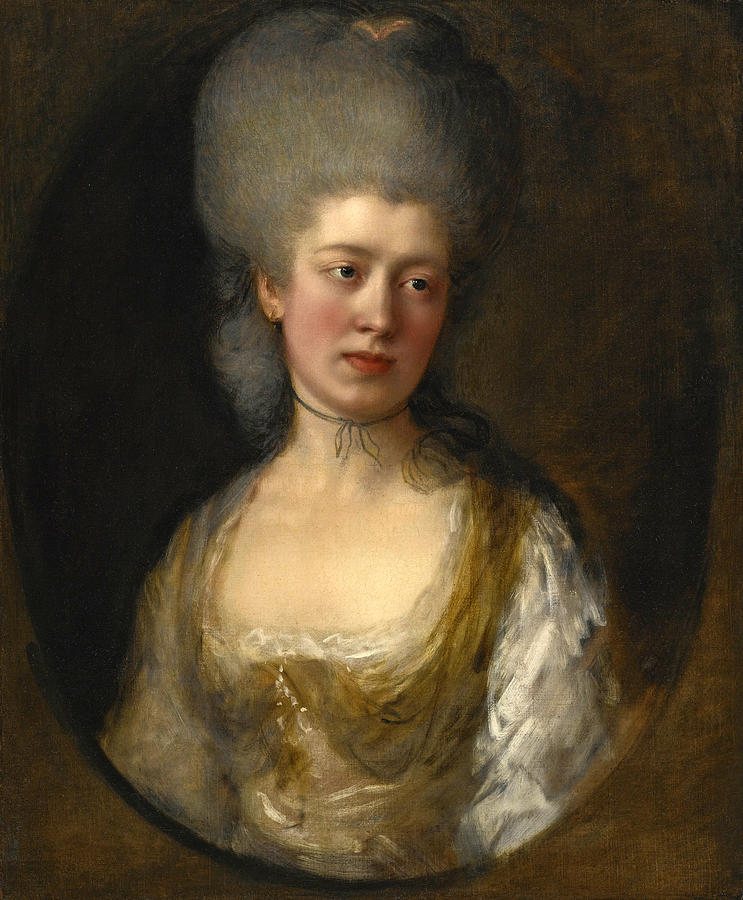 Portrait of Lady Catherine Ponsonby, Duchess of St. Albans Painting by Thomas Gainsborough