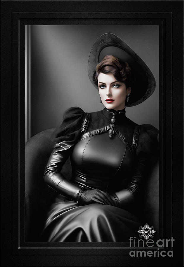 Portrait Of Lady Upton Savoy Alluring AI Concept Art by Xzendor7 Digital Art by Xzendor7