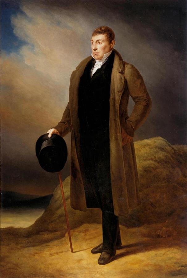 Portrait of Lafayette Painting by Ary Scheffer