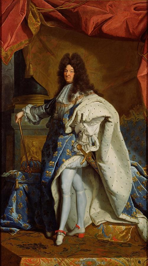 Portrait of Louis XIV Drawing by After Hyacinthe Rigaud French - Fine ...