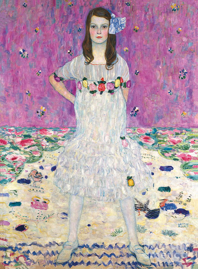 Portrait of Mada Primavesi Painting by Gustav Klimt