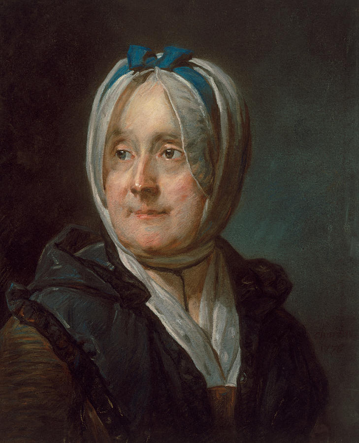 Portrait of Madame Chardin Pastel by Jean-Baptiste-Simeon Chardin