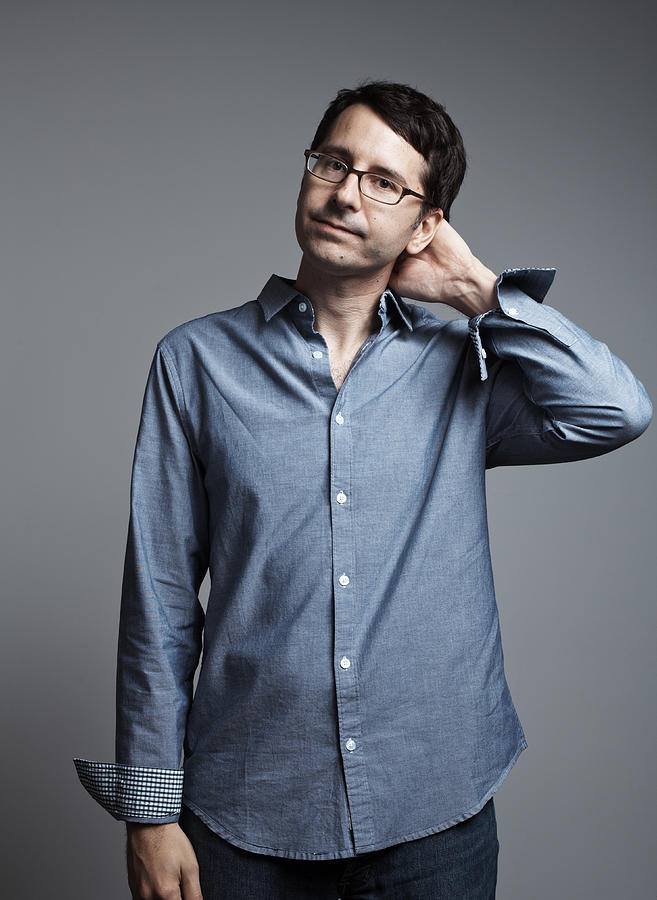 Portrait of man with glasses Photograph by Allison Michael Orenstein
