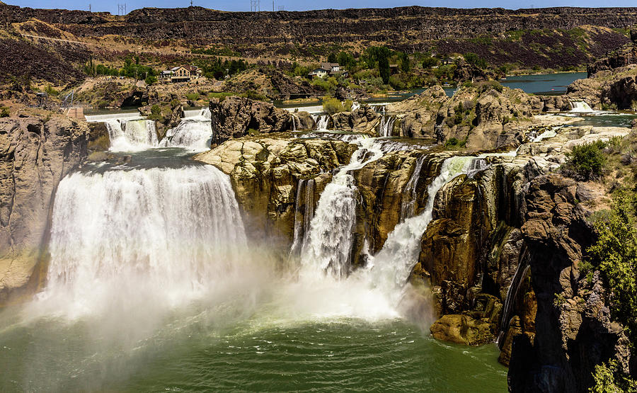 Portrait Of Many Waterfalls. Photograph By Richard Tatro