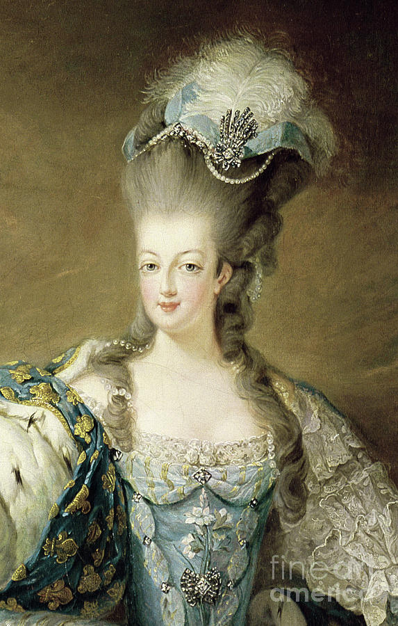 Portrait of Marie Antoinette Painting by Jean-Baptiste Andre Gautier DAgoty  - Pixels Merch