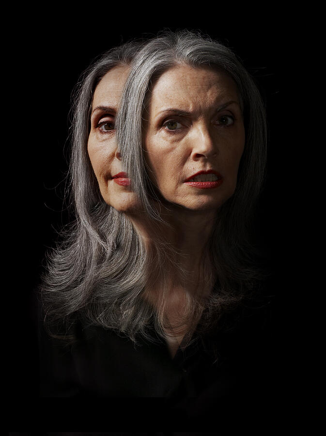 Portrait of Mature Woman showing Emotion Photograph by Thomas Northcut