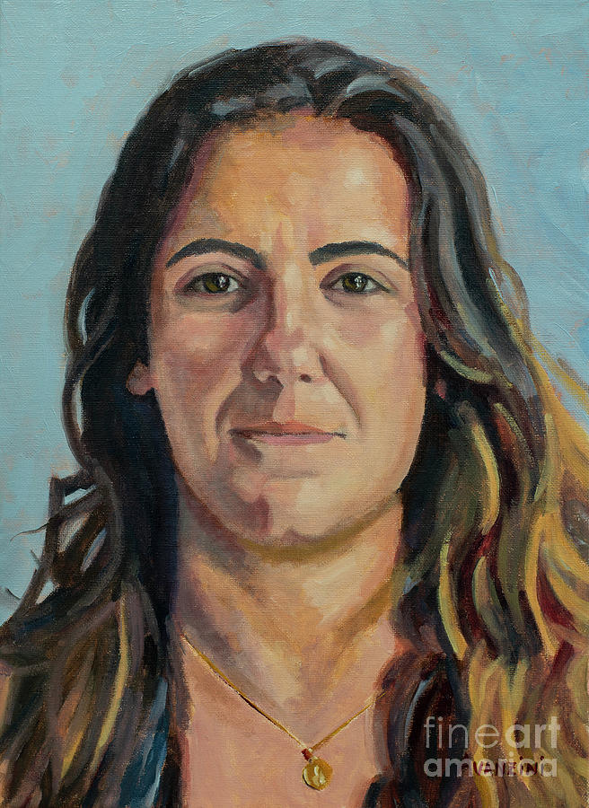Portrait of Mercedes Painting by Pablo Avanzini