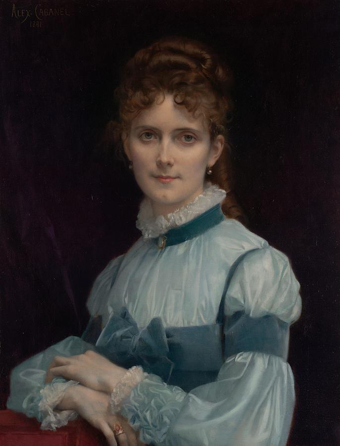 Portrait of Miss Fanny Clapp Painting by Alexandre Cabanel | Pixels