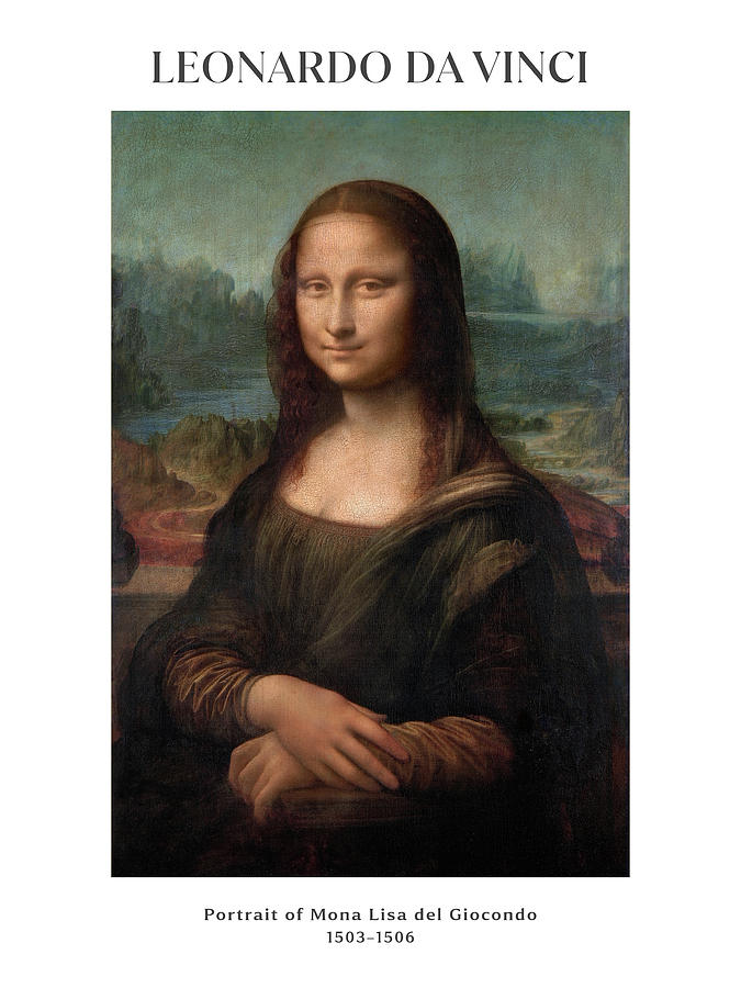 Portrait of Mona Lisa del Giocondo Painting by Leonardo da Vinci | Fine ...