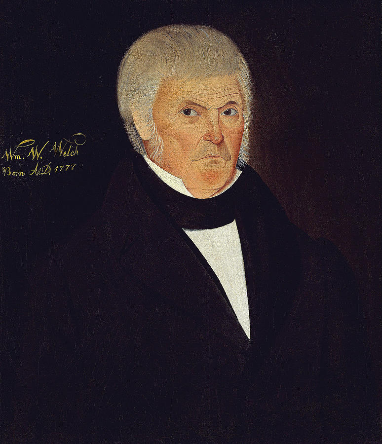 Portrait of Mr. William W. Welch Painting by Sheldon Peck