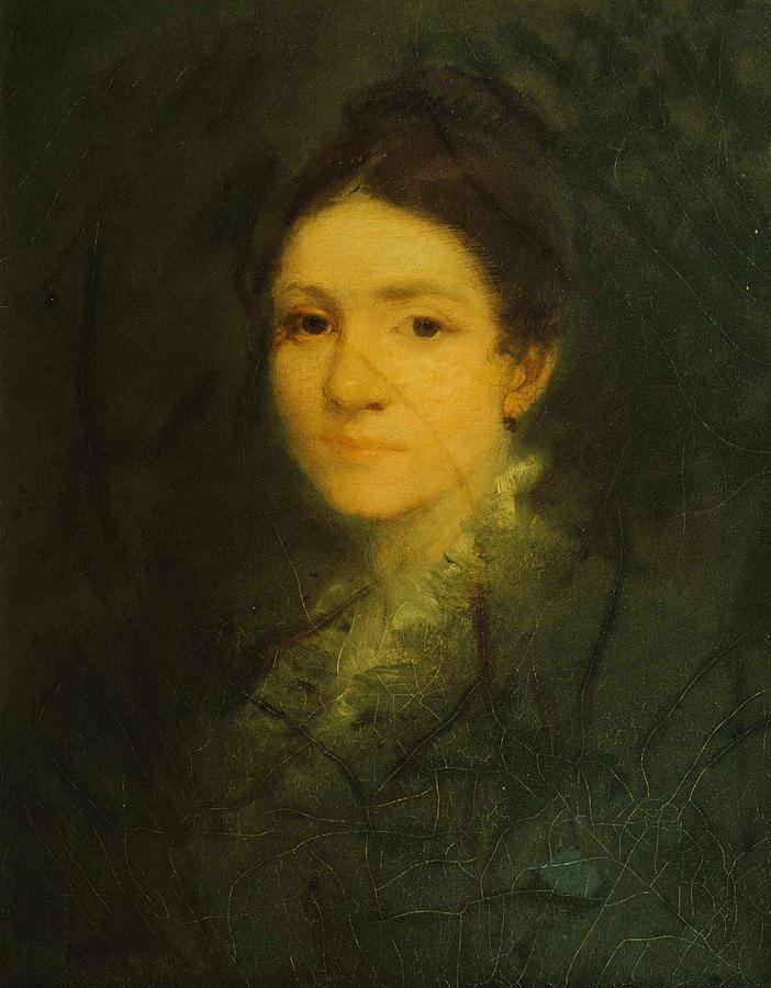 Portrait of Mrs Aaron Fuller Painting by George Fuller - Fine Art America