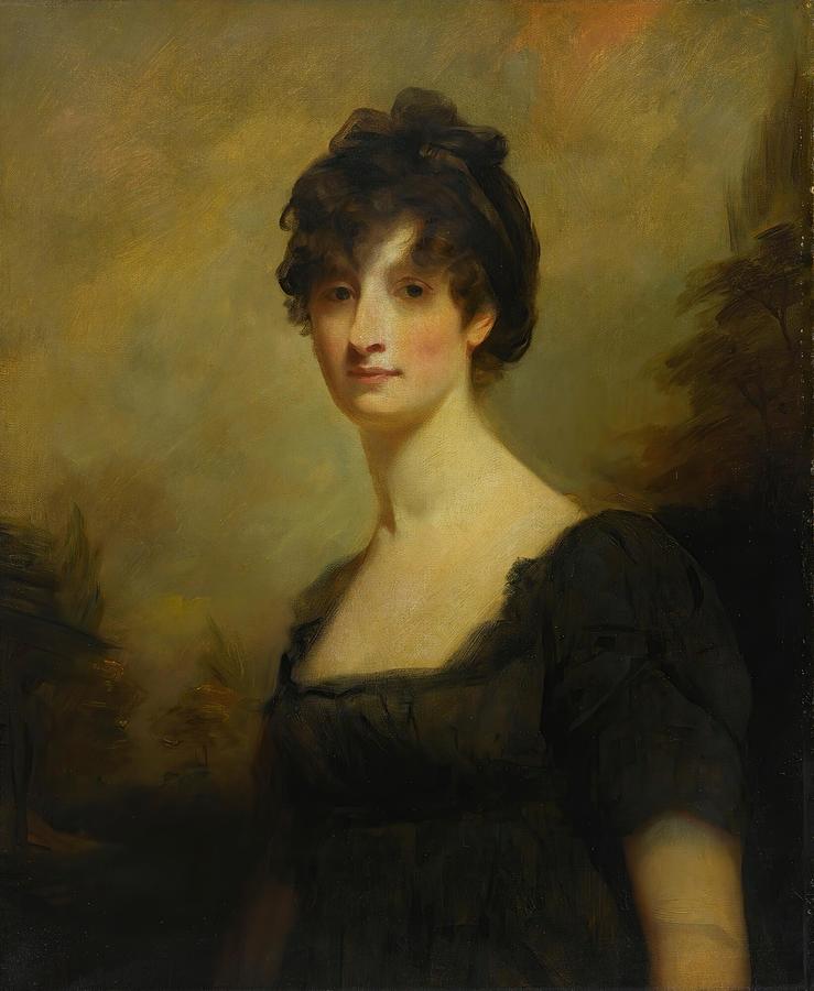 Portrait Of Mrs Blair art Drawing by Sir Henry Raeburn English - Fine ...