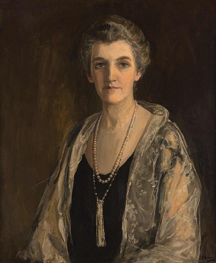 Portrait Of Mrs John Francis Mcguire Painting By Artistic Panda