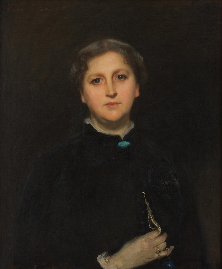 Portrait of Mrs Raphael Pumpelly, 1887 Painting by John Singer Sargent