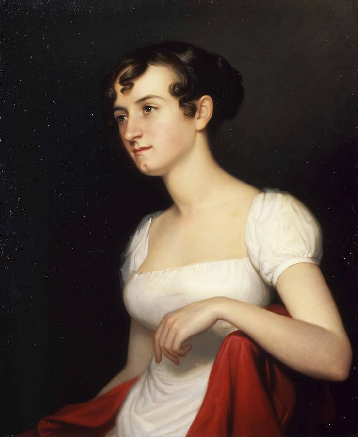 Portrait Of Mrs Painting By Rembrandt Peale Fine Art America