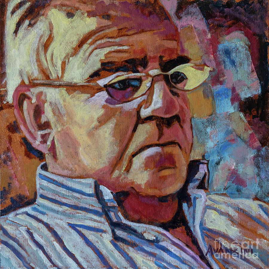 Portrait of my Father Painting by Pablo Avanzini