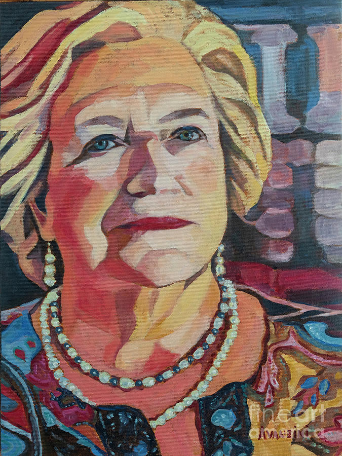 Portrait of my Mother Painting by Pablo Avanzini