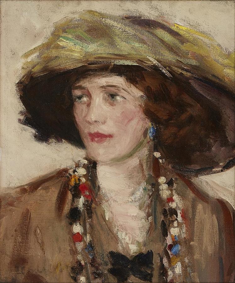 Portrait of Nan Ivory Painting by Francis Cadell | Fine Art America