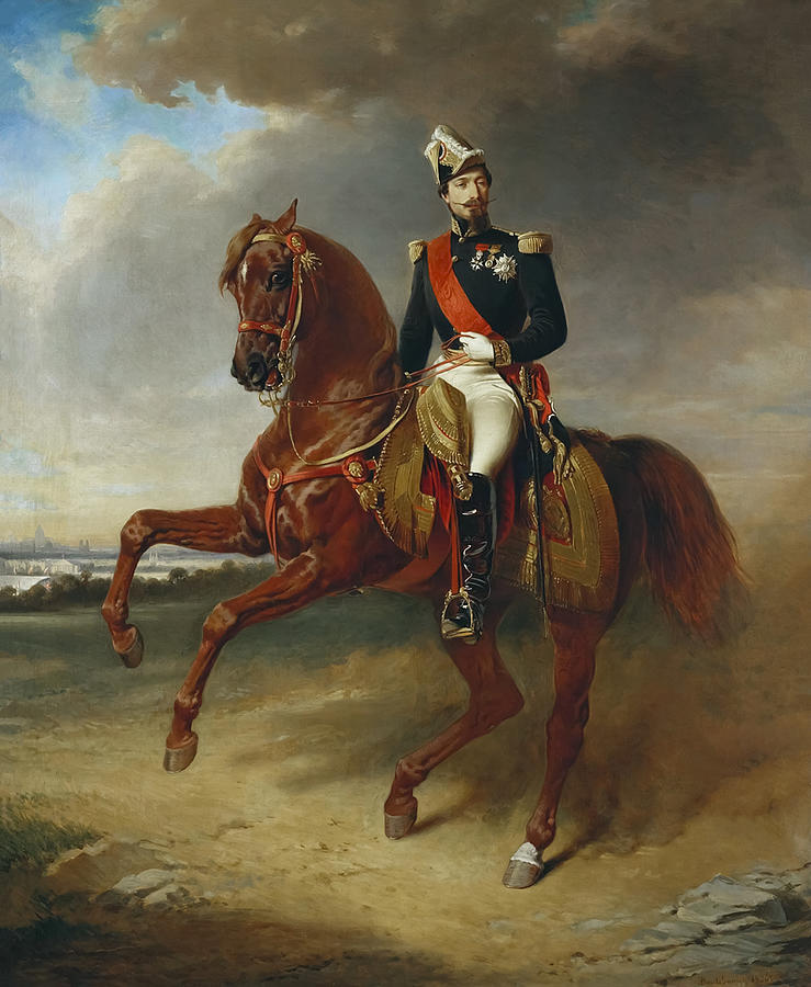 Portrait Of Napoleon IIi By Charles-edouard Boutibonne Painting