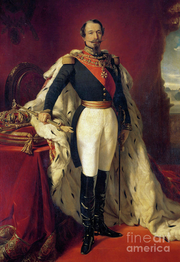 Portrait of Napoleon III  Painting by Franz Xaver Winterhalter