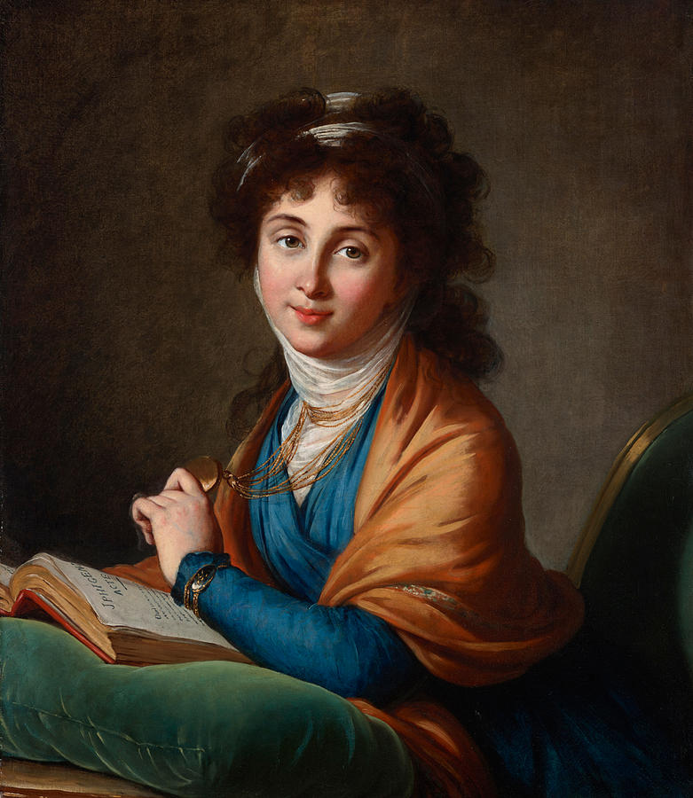 Portrait of Natalia Zakharovna Kolycheva Painting by Louise Elisabeth Vigee Le Brun