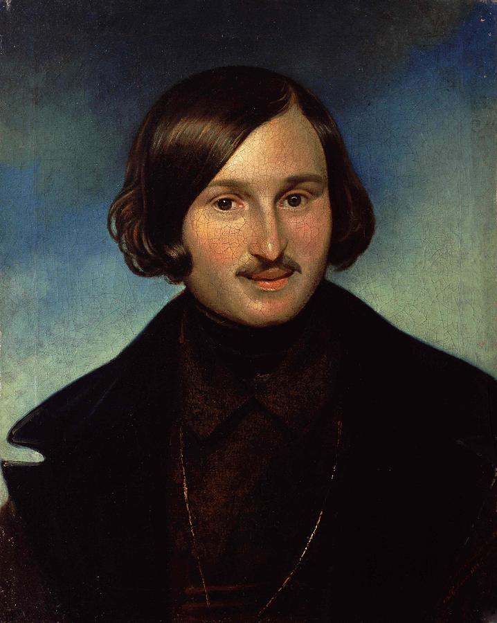 Portrait of Nikolay Gogol Painting by Otto Friedrich Theodor von Moller ...