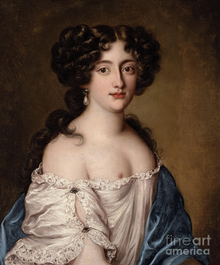 Portrait of Ortensia Mancini as Aphrodite  Painting by Jacob Ferdinand Voet