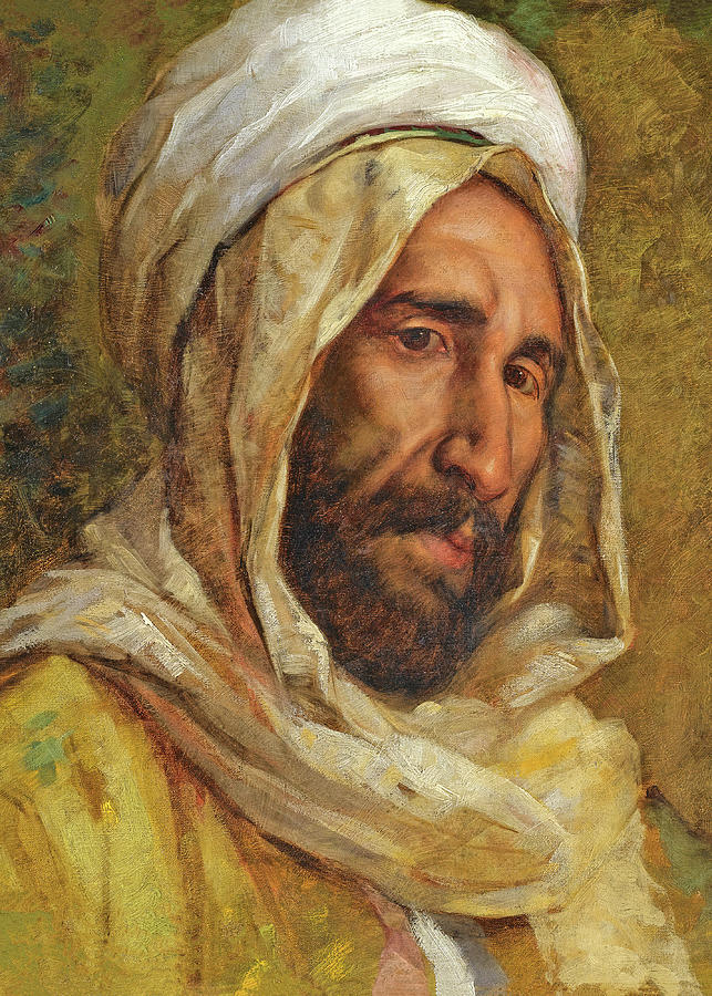 Portrait of Osman Hamdi Bey Photograph by Munir Alawi