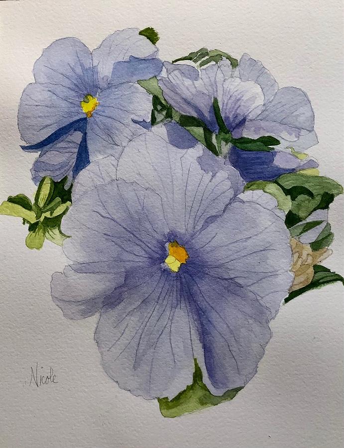 Portrait Of Pansy Painting