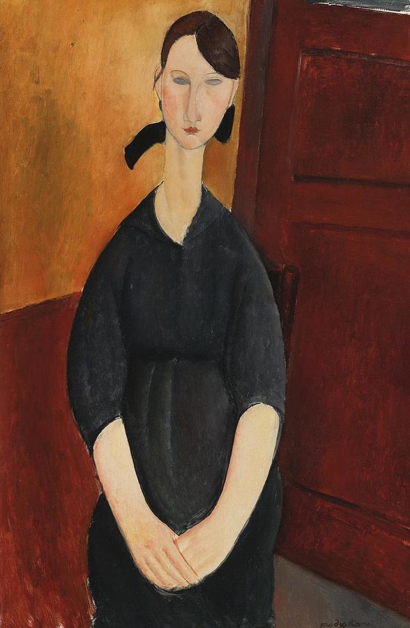 Portrait of Paulette Jourdain Painting by AmedeoModigliani Fine Art