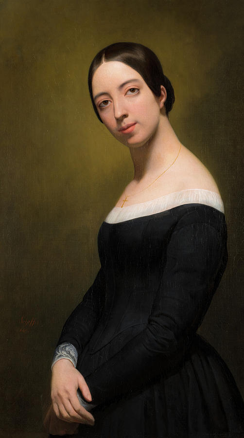 Portrait of Pauline Viardot Painting by Ary Scheffer - Fine Art America