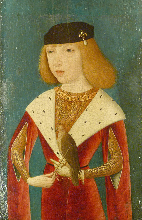 P Painting - Portrait of Philip the Handsome by Master of the Legend of the Magdalene