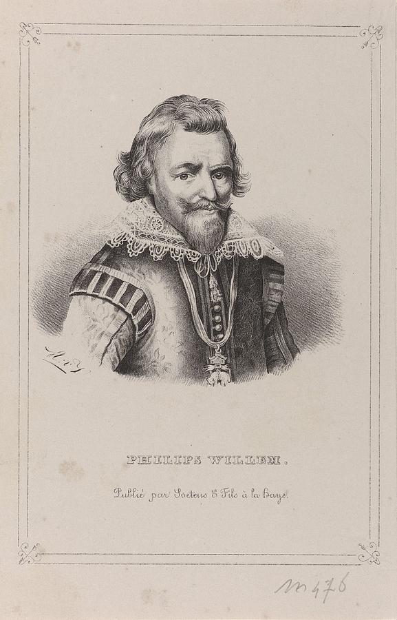 Portrait of Philip William, Prince of Orange, Monogrammist AVV, c.  Painting by MotionAge Designs
