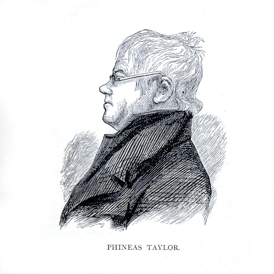 Portrait Of Phineas Taylor I1 Drawing