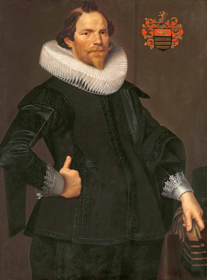 Portrait of Pieter van Son   Painting by Attributed to Nicolaes Eliasz Pickenoy