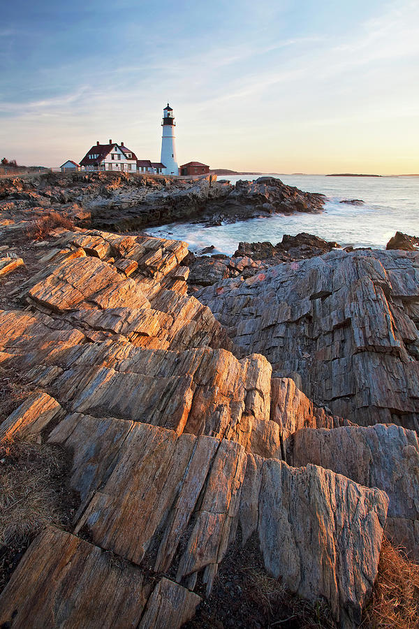 Portrait of Portland Head Photograph by Eric Gendron