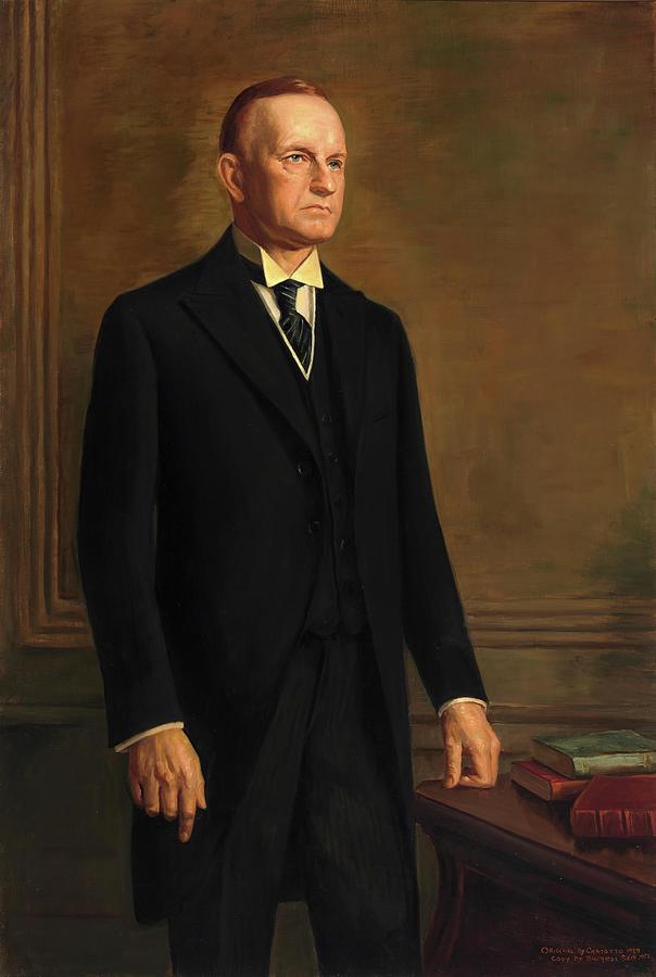 Portrait of President Calvin Coolidge Photograph by Propaganda Express ...