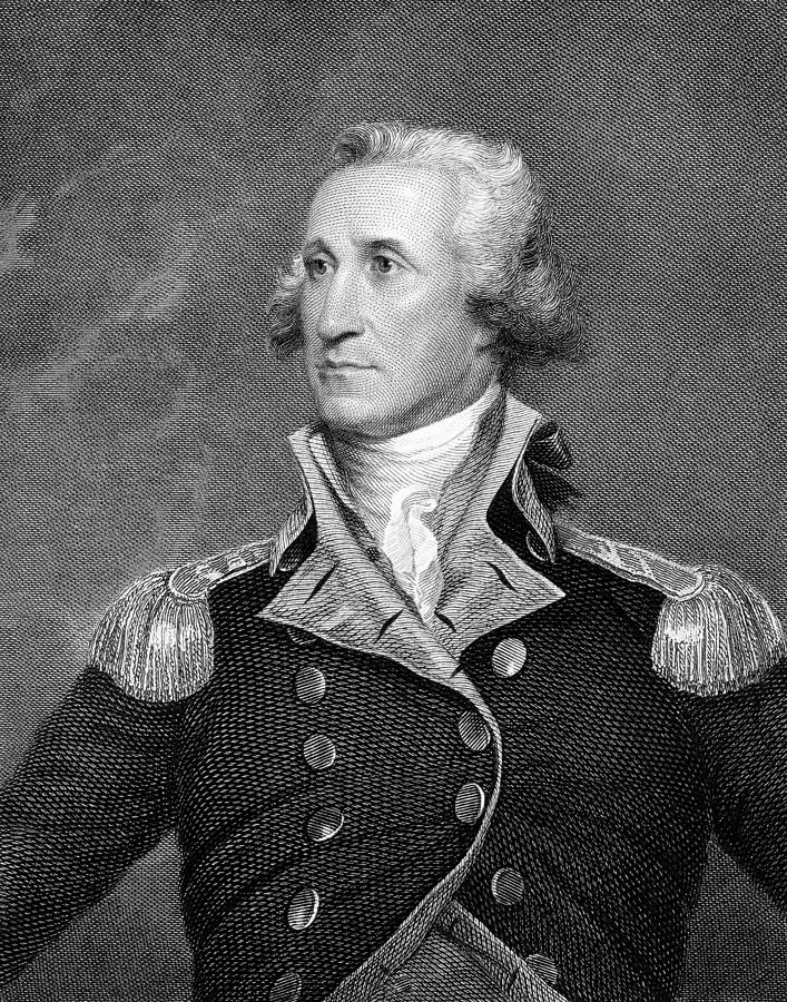 Portrait of President George Washington Drawing by Wynnter