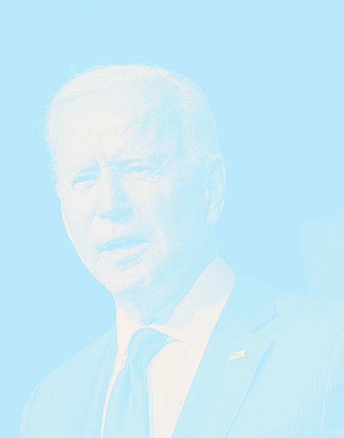 Portrait Of President Joe Biden 7 Digital Art