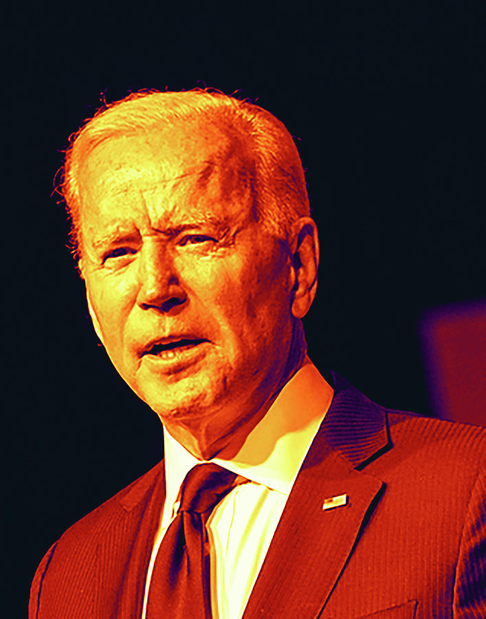 Portrait Of President Joe Biden 8 Digital Art