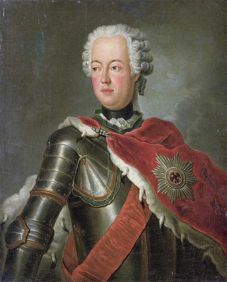Portrait of Prince August Wilhelm of Prussia Painting by After Antoine Pesne